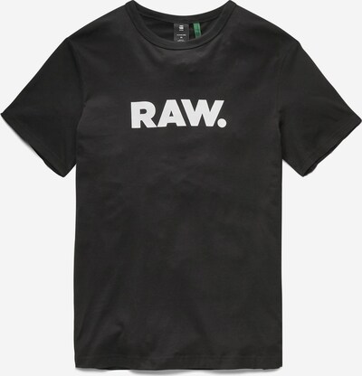 G-Star RAW Shirt 'Holorn' in de kleur Zwart / Wit, Productweergave