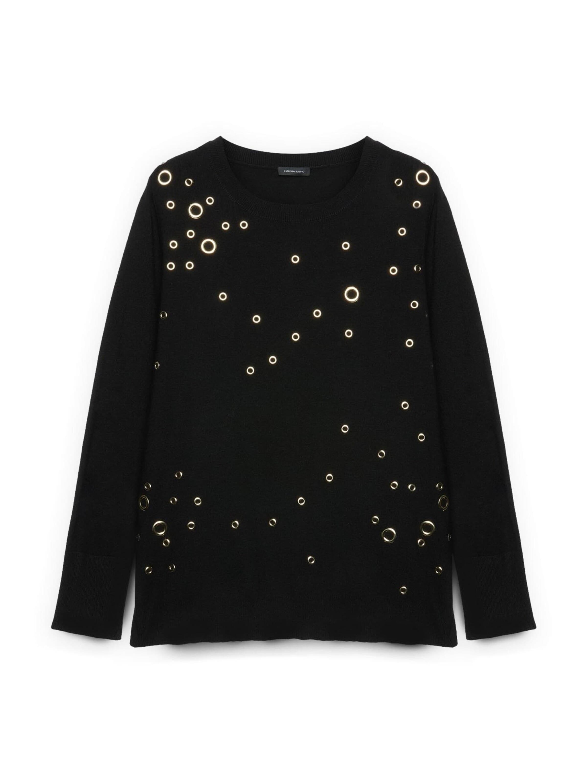 Fiorella Rubino Pullover‌‌‌‌ in Schwarz: Vorderseite