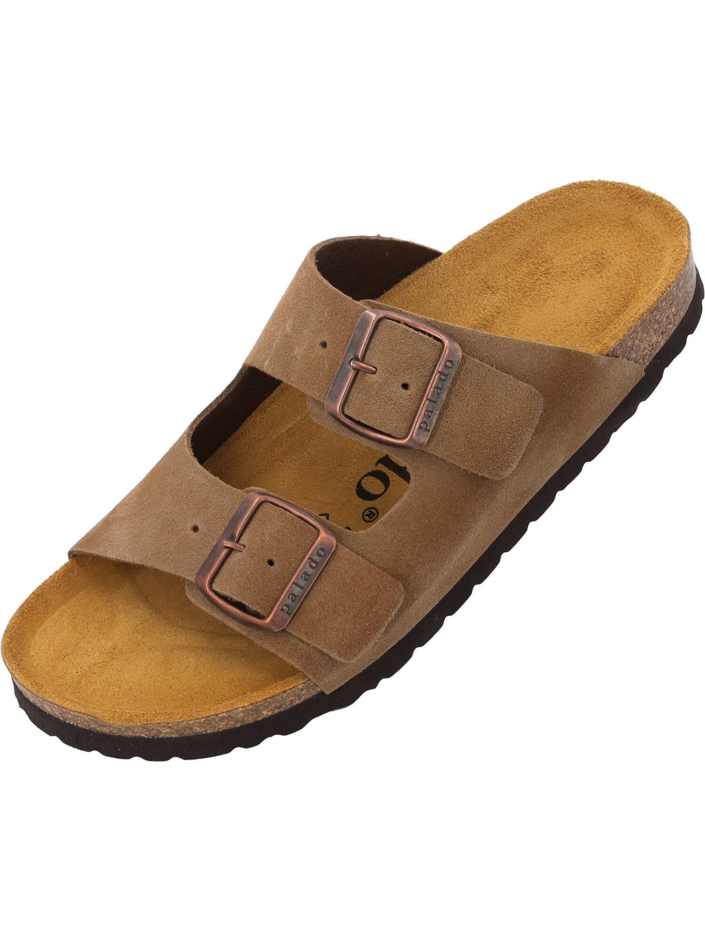 Palado Pantofle 'Korfu' – hnědá: přední strana