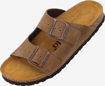 Palado Mules 'Korfu ' in Brown: front