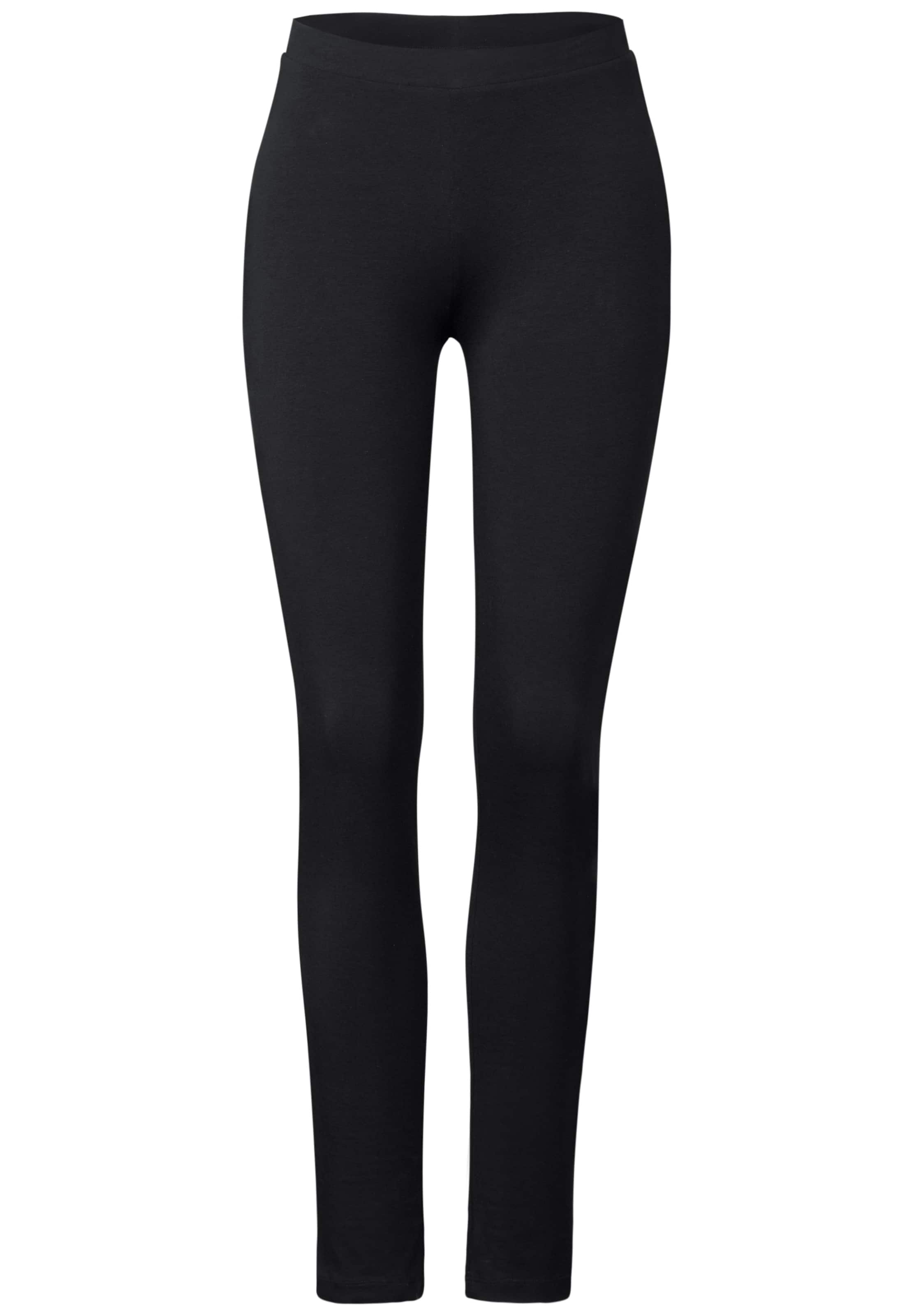 STREET ONE Skinny Leggings in Black: front