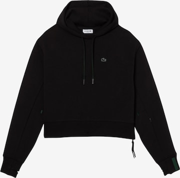 LACOSTE Sweatshirt in Black: front