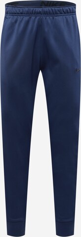 Pantaloni sport de la NIKE pe albastru: față