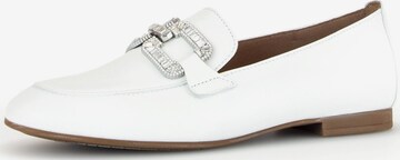 GABOR Classic Flats in White: front