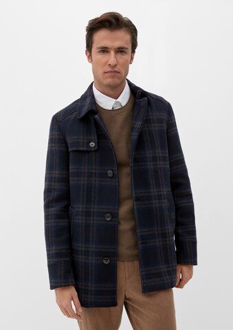 s.Oliver Between-Seasons Coat in Blue: front