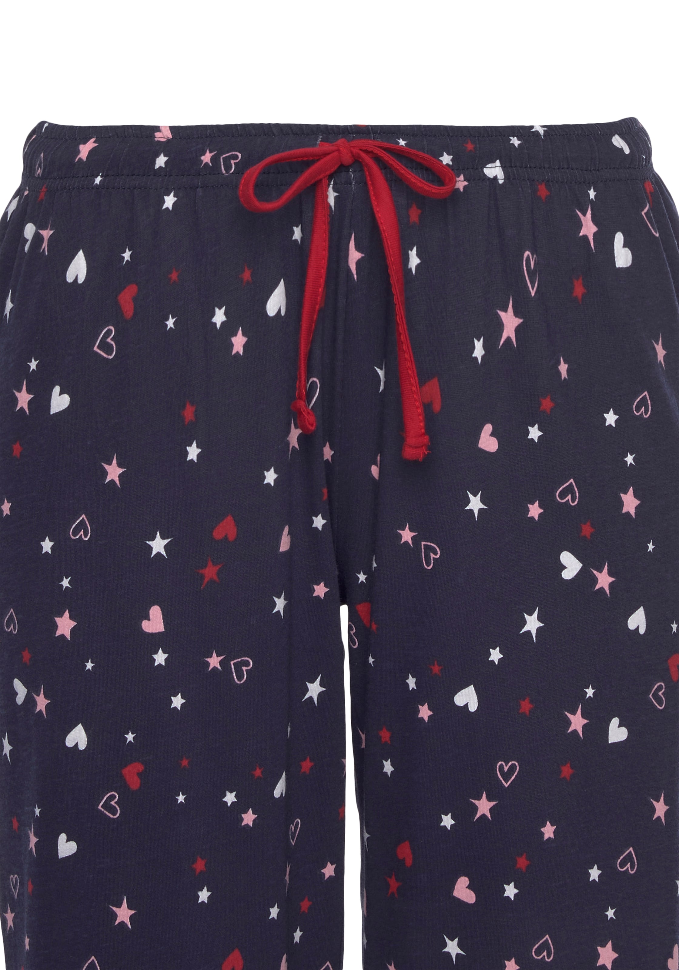 VIVANCE Pyžamo 'Dreams Capri' - Čierna