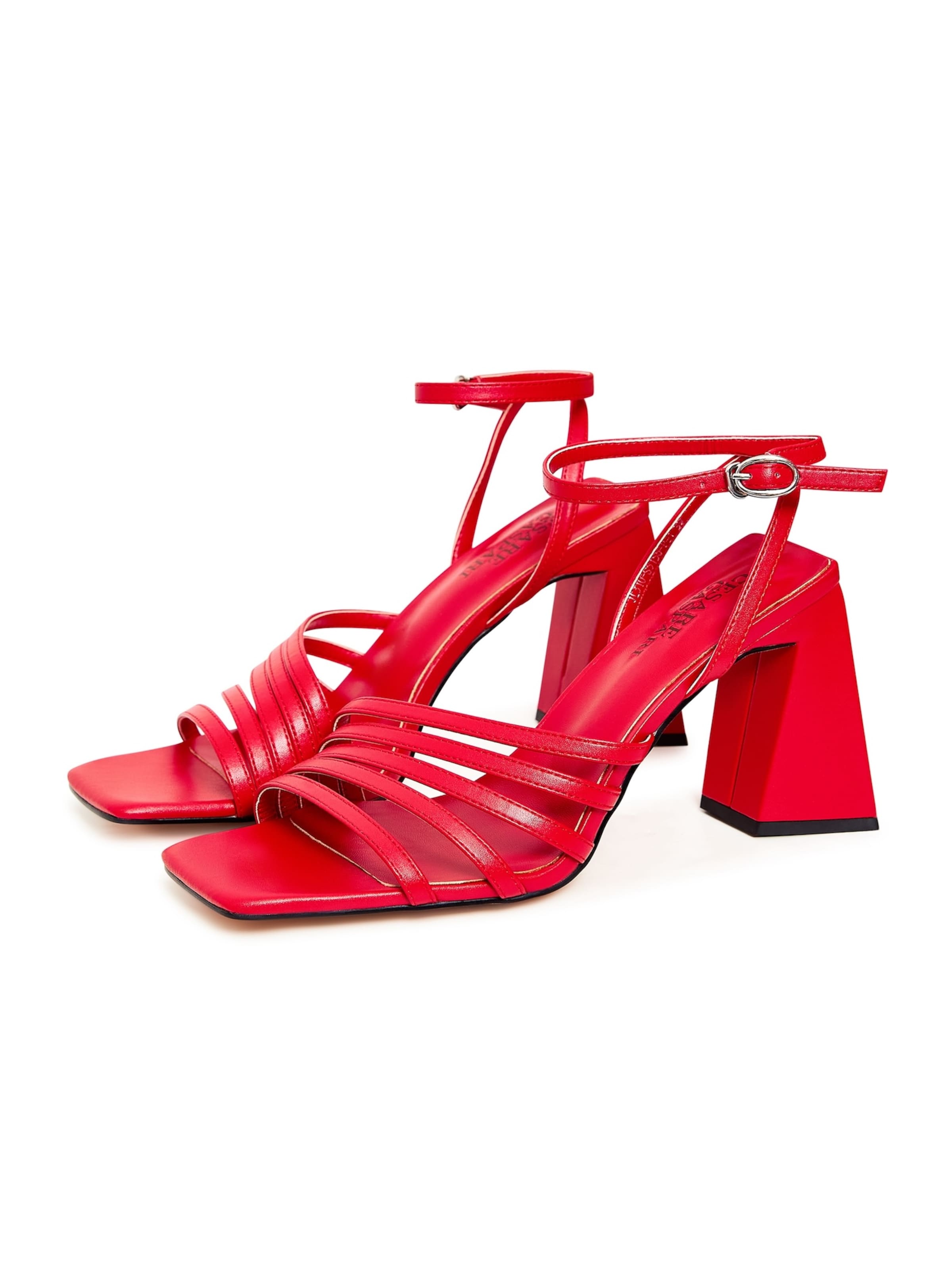 CESARE GASPARI Sandale in Rot