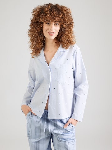 Hunkemöller Koszulka do spania w kolorze niebieski: przód