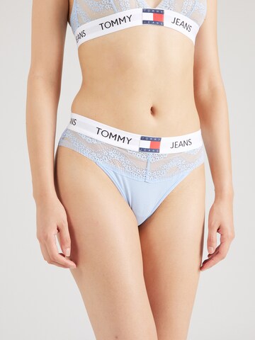 Tommy Jeans String in Blue: front
