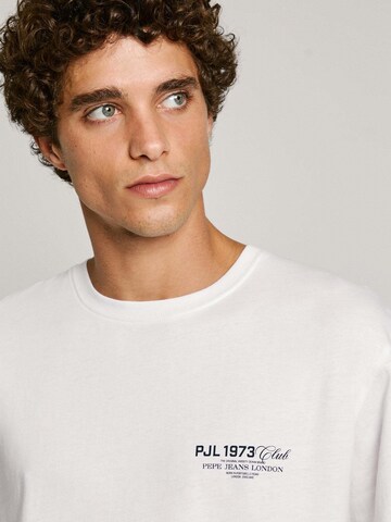 Maglietta 'Malcom' di Pepe Jeans in bianco