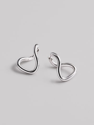 REYTEL - Pendientes 'SILHOUETTE' en plata