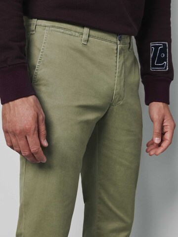 MEYER Regular Chino trousers in Green