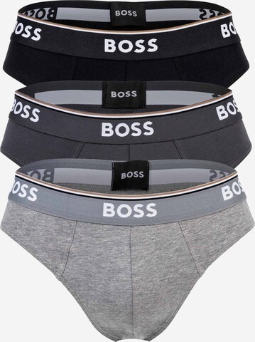 BOSS Slip in Grau: predná strana