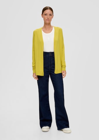 s.Oliver Knit Cardigan in Yellow