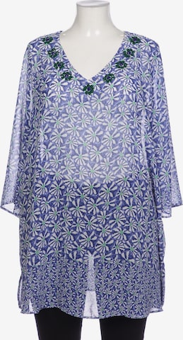 SAMOON Blouse & Tunic in 4XL in Blue: front