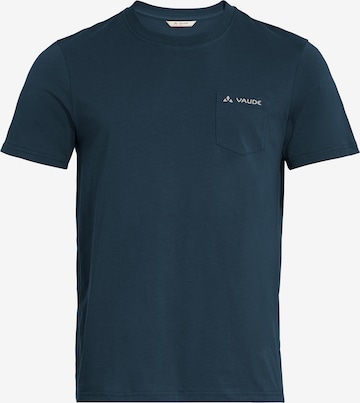 VAUDE Functioneel shirt 'Abelia' in Blauw: voorkant
