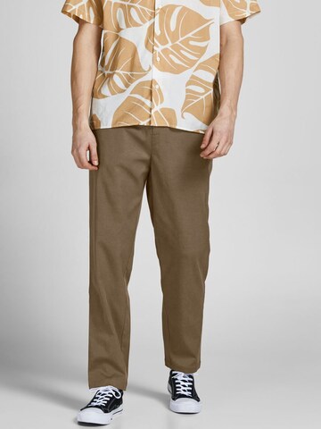 JACK & JONES Slimfit Hose in Beige: predná strana