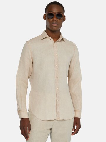 Boggi Milano - Regular Fit Camisa em bege: frente