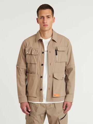 CHASIN' Tussenjas 'Mount Utility' in Beige: voorkant