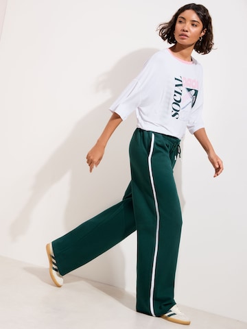 Loosefit Pantalon Friends Like These en vert