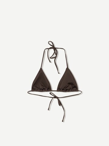 Triangle Hauts de bikini Bershka en marron