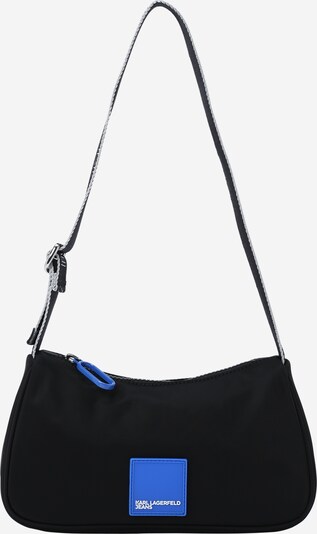 KARL LAGERFELD JEANS Τσάντα ώμου 'Urban' σε μπλε / μαύρο / λευκό, Άποψη προϊόντος