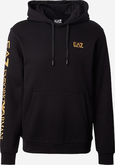 Megztinis be užsegimo iš EA7 Emporio Armani, spalva – aukso geltonumo spalva / juoda, Prekių apžvalga