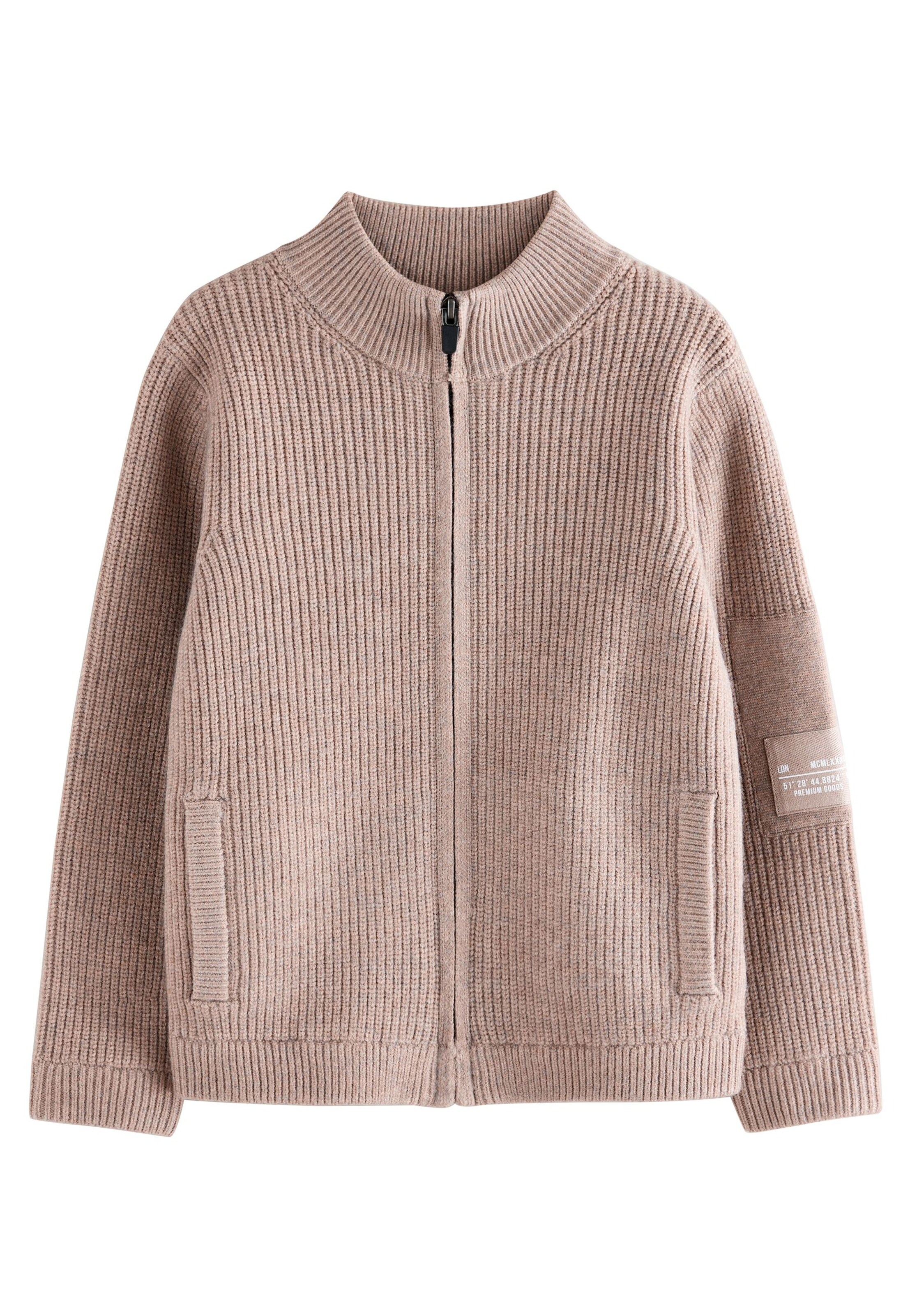 Next Cardigan i beige: forside