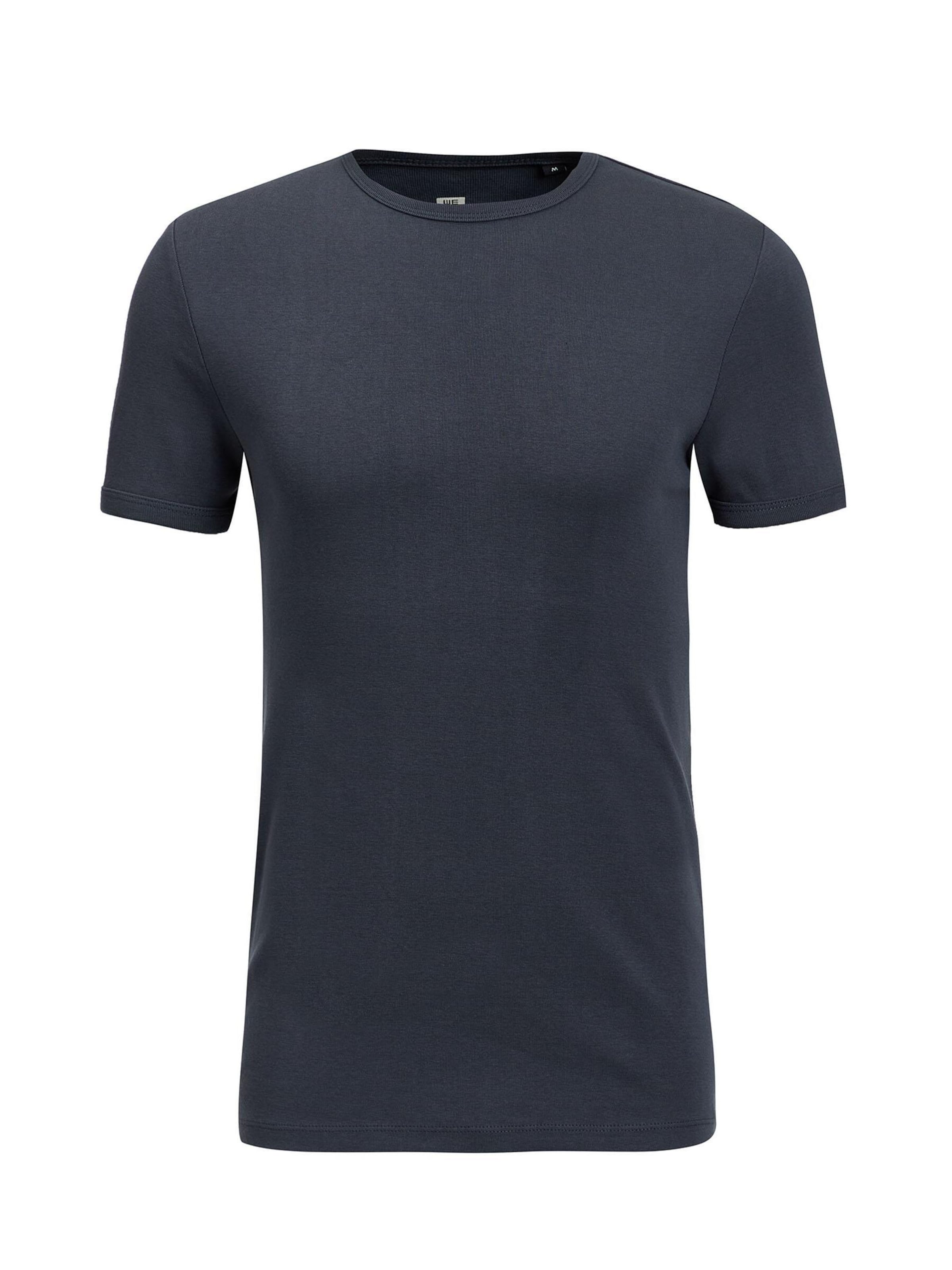 WE Fashion Тениска в синьо: отпред