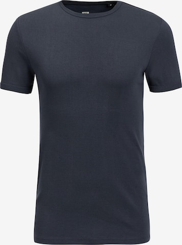 T-Shirt WE Fashion en bleu : devant