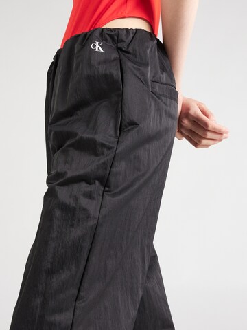 Calvin Klein Jeans Loosefit Hose in Schwarz