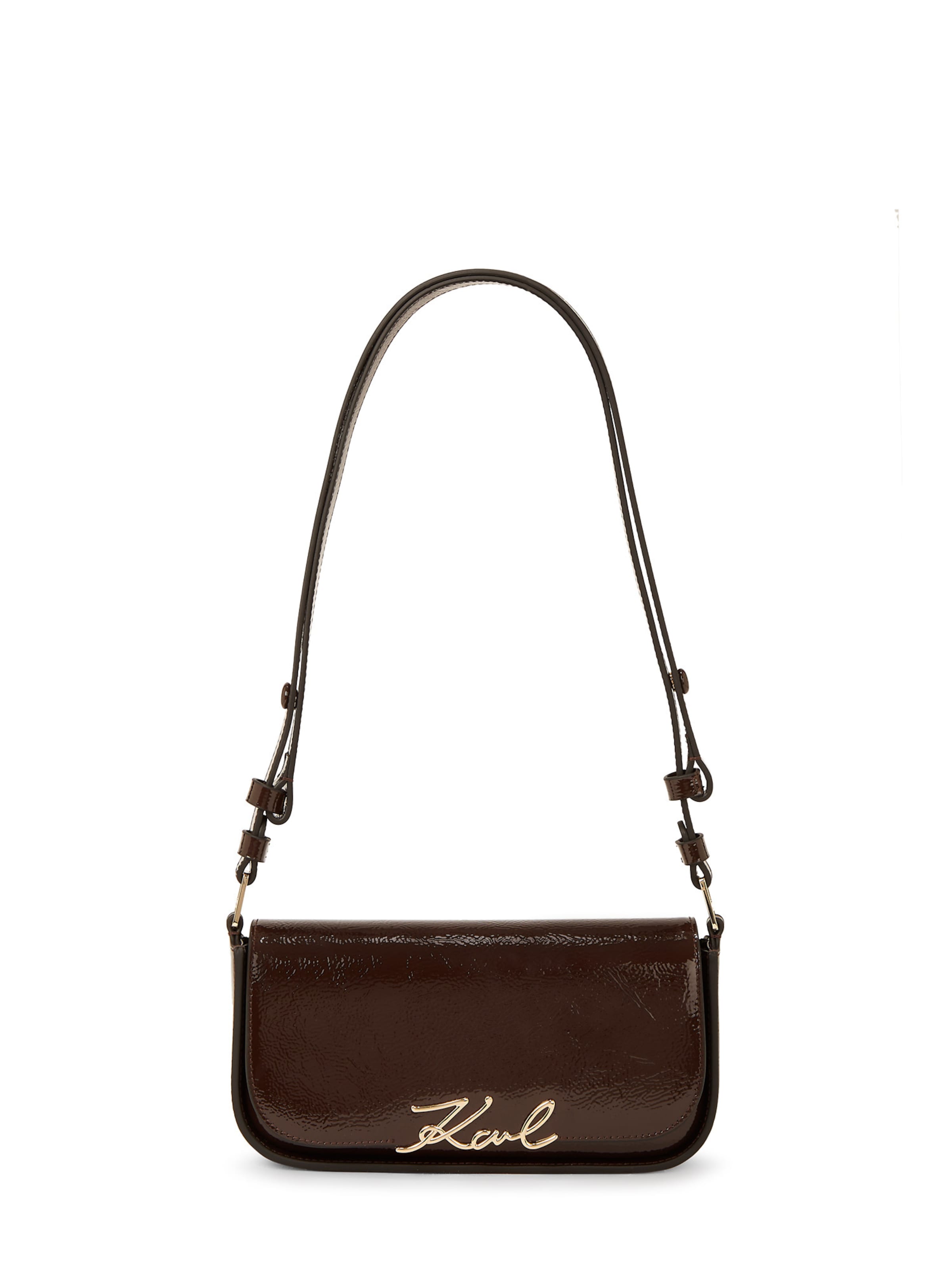 Sac à bandoulière Karl Lagerfeld en marron : devant