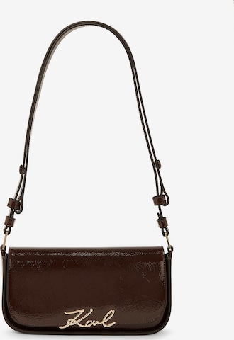 Karl LagerfeldTorba preko ramena - smeđa boja: prednji dio