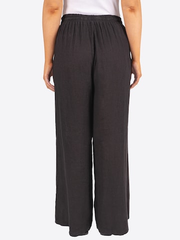Wide Leg Pantalon 'Perla' Seasons of April en noir