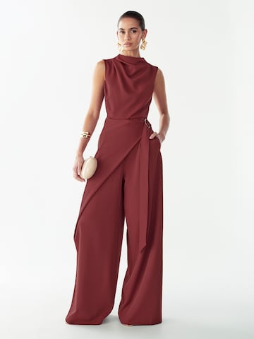 Tuta jumpsuit 'ZIZI' di St MRLO in rosso: frontale