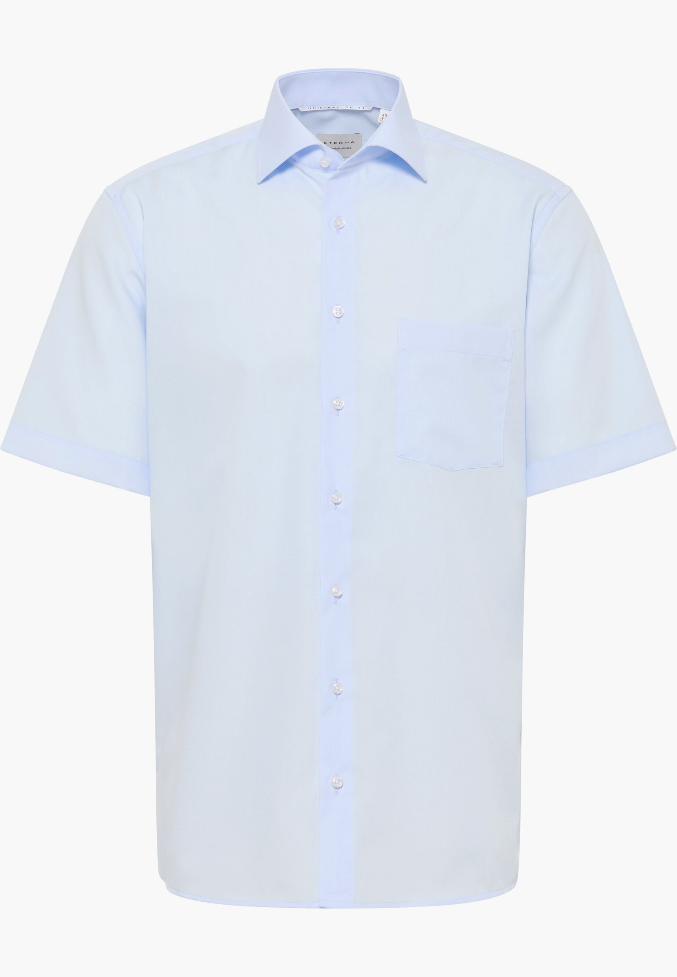 ETERNA Regular fit Button Up Shirt in Blue: front