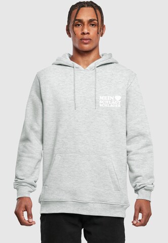 Merchcode Sweatshirt 'MHSS' in Grey: front