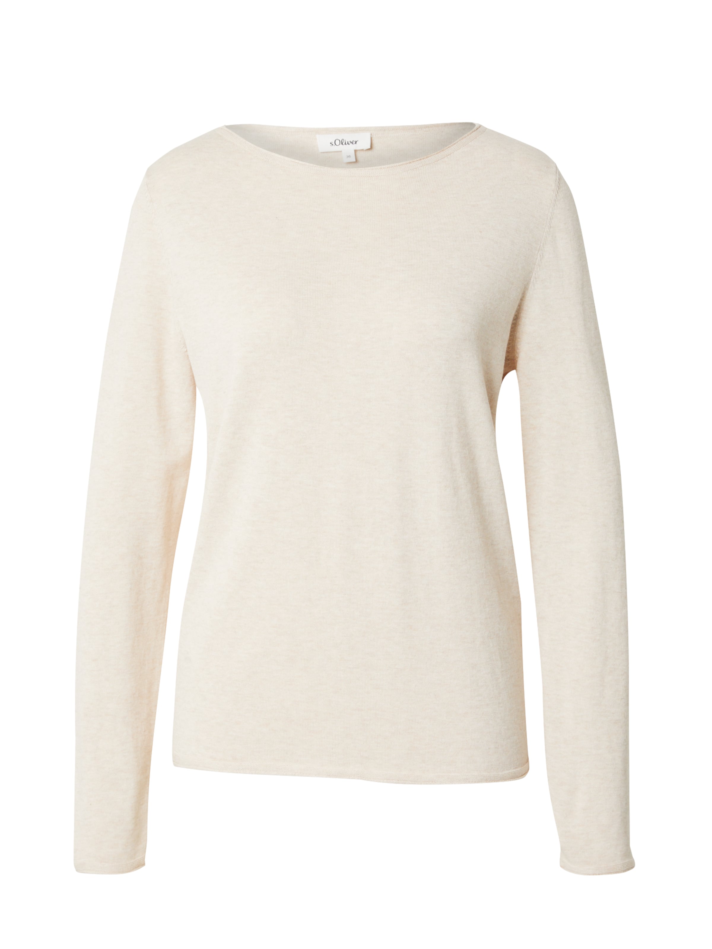 s.Oliver Pullover in Beige: Vorderseite