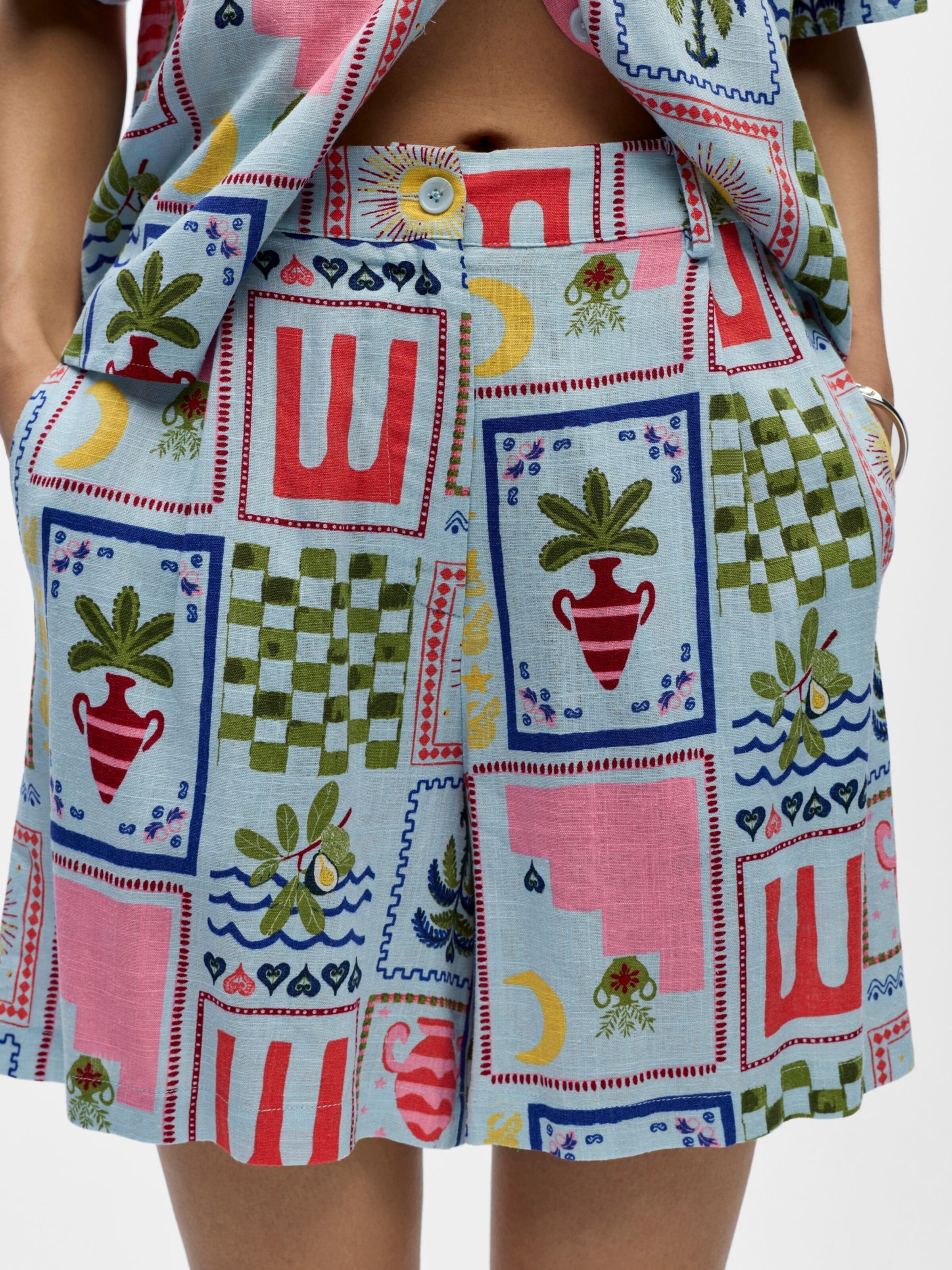 OBJECT Regular Trousers in Mixed colours