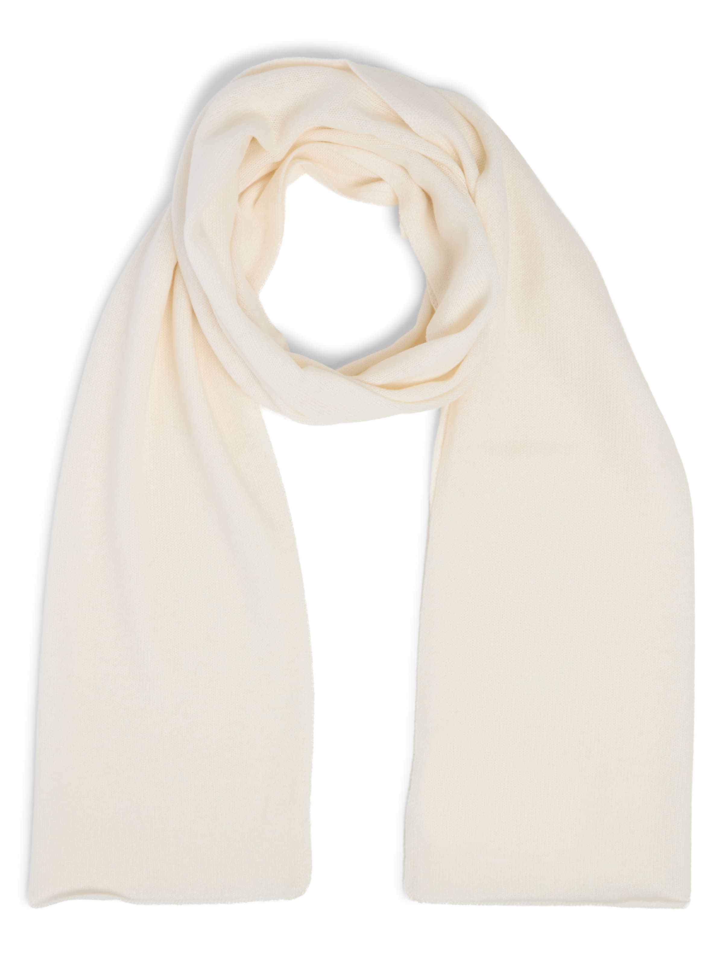 Marie Lund Scarf in White: front