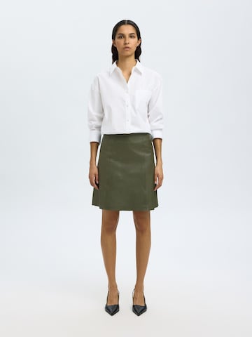 SELECTED FEMME Skirt 'New Ibi' in Green