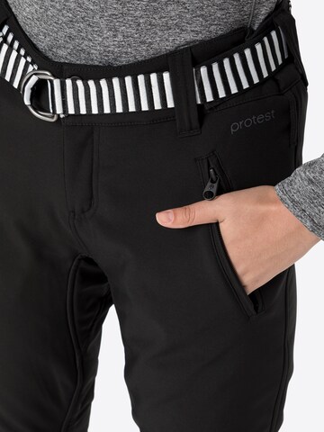 PROTEST Regular Workout Pants 'Rami' in Black