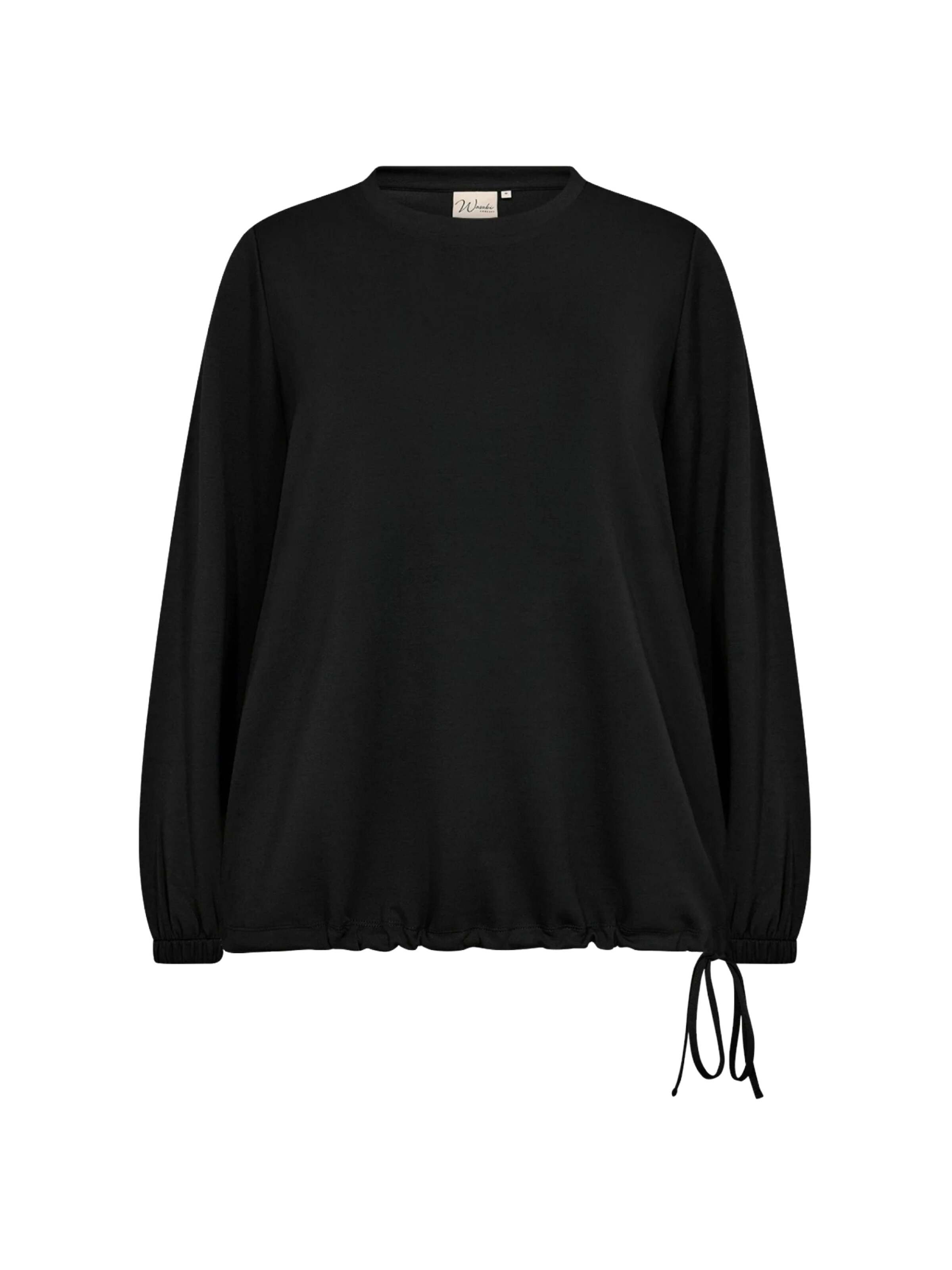 Wasabi Concept Shirt  'Sabina' in Schwarz: Vorderseite