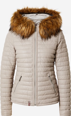 Veste d’hiver OAKWOOD en beige : devant