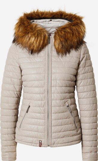 OAKWOOD Zimná bunda - béžová / hnedá, Produkt