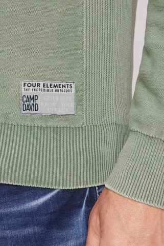 CAMP DAVID Sweater 'Brave The Element II' in Green