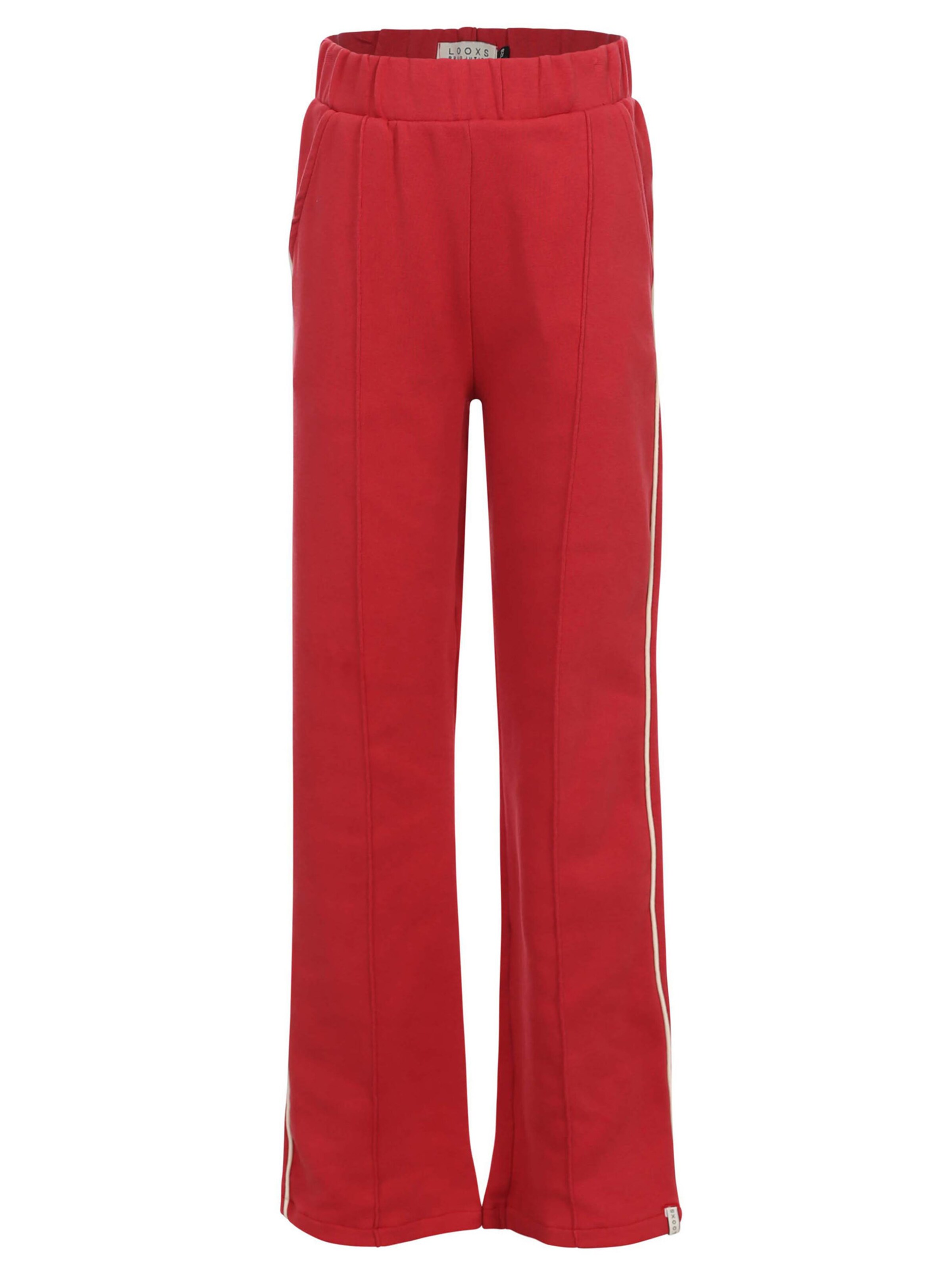 Looxs Revolution Wide leg Trousers in Red: front