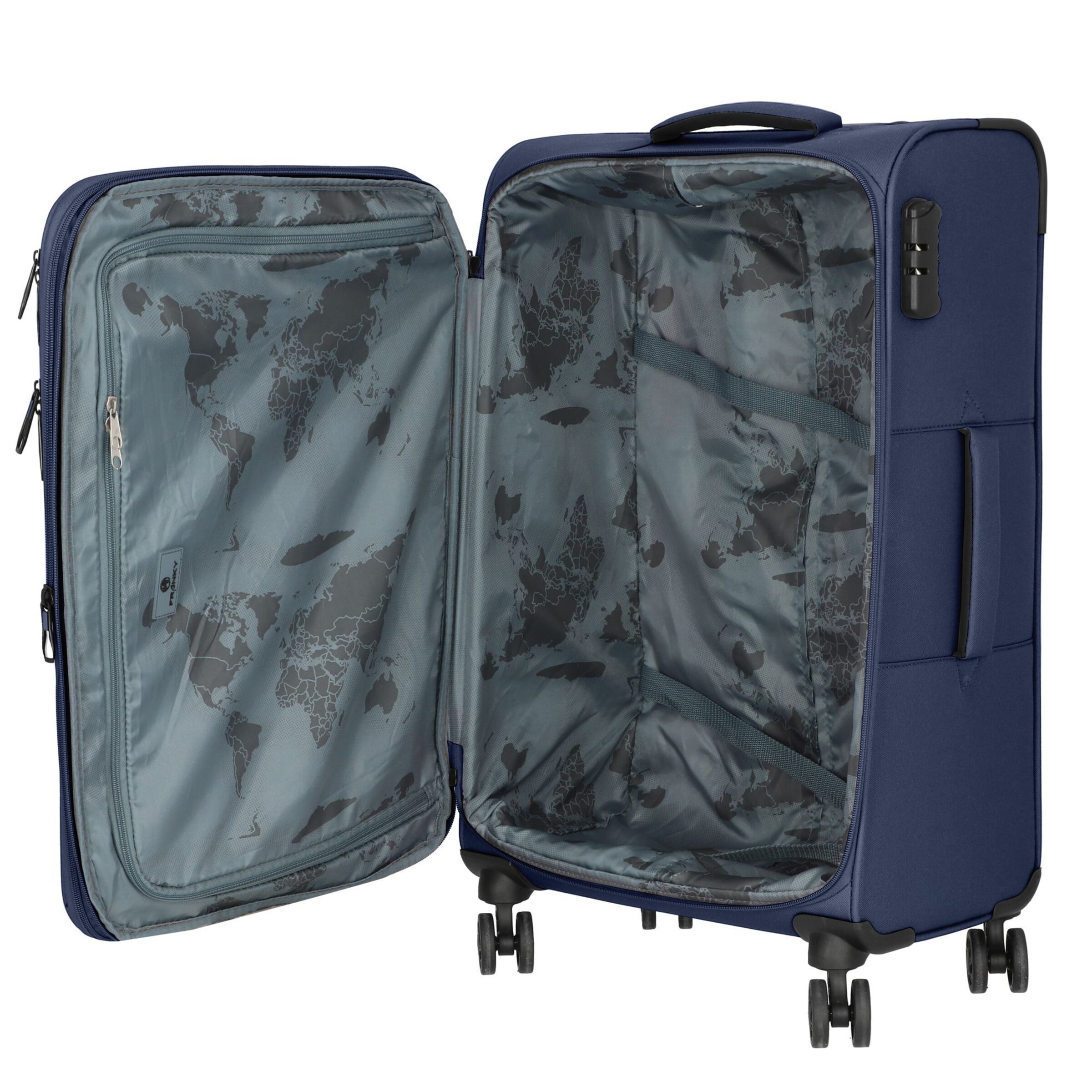 Ensemble de bagages 'Melbourne 3.0' Franky en bleu