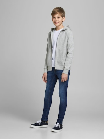 Jack & Jones Junior Sweatjacke in Grau