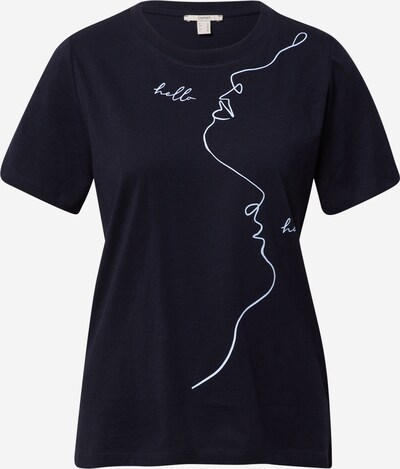 ESPRIT T-shirt en bleu marine / blanc, Vue avec produit